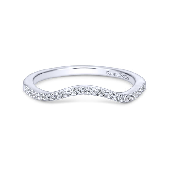Gabriel - 14K White Gold Diamond Matching Wedding Band