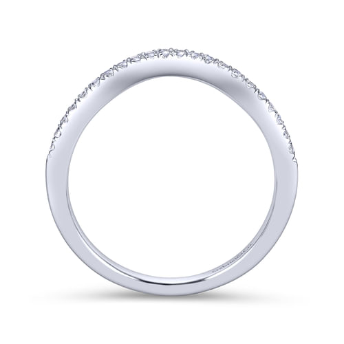 14K White Gold Diamond Matching Wedding Band
