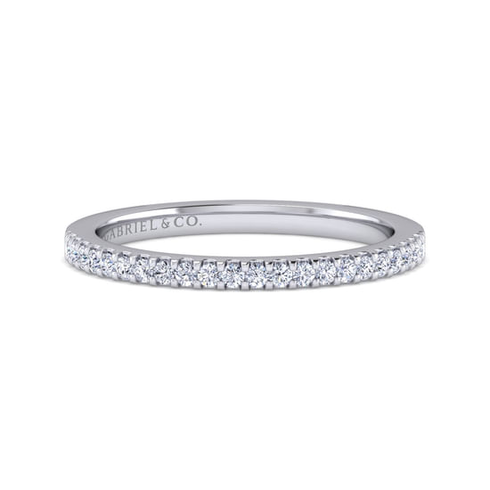 Gabriel - 14K White Gold Diamond Matching Wedding Band