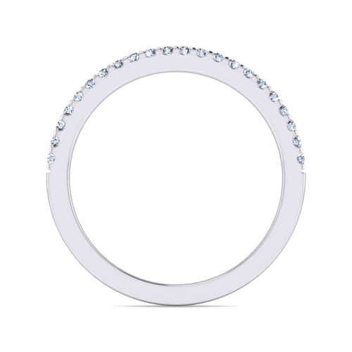 14K White Gold Diamond Matching Wedding Band