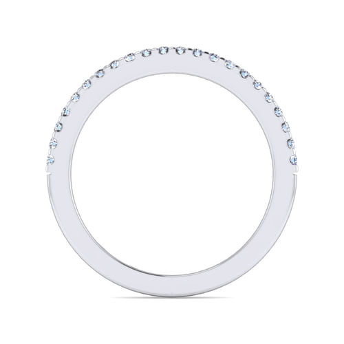 14K White Gold Diamond Matching Wedding Band