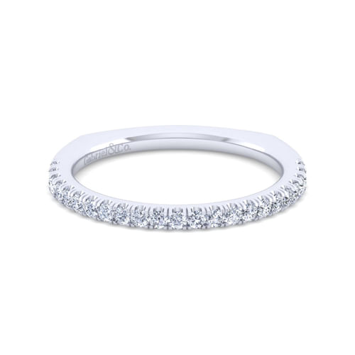 14K White Gold Diamond Matching Wedding Band