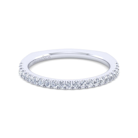 Gabriel - 14K White Gold Diamond Matching Wedding Band