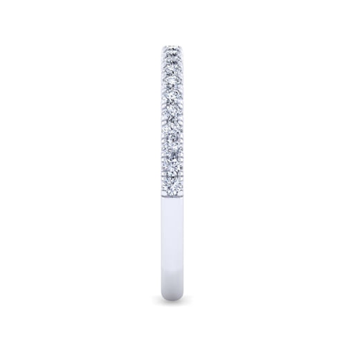 14K White Gold Diamond Matching Wedding Band