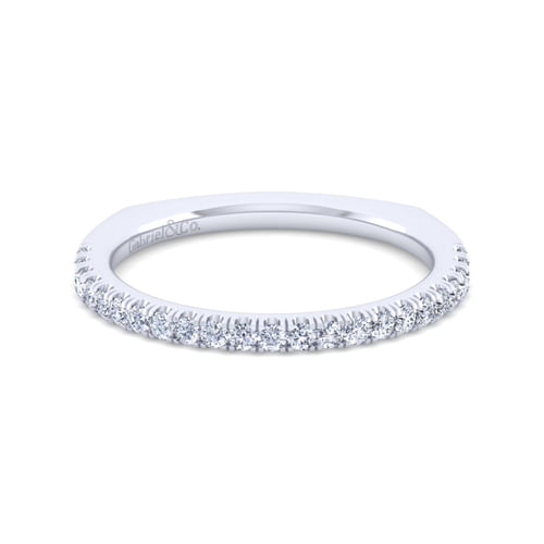 14K White Gold Diamond Matching Wedding Band