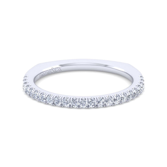 Gabriel - 14K White Gold Diamond Matching Wedding Band