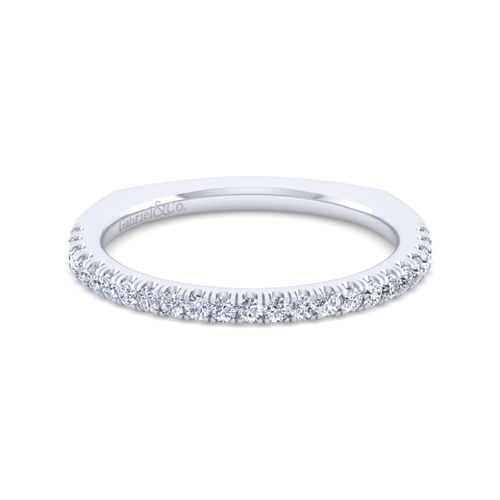 14K White Gold Diamond Matching Wedding Band