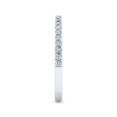 14K White Gold Diamond Matching Wedding Band