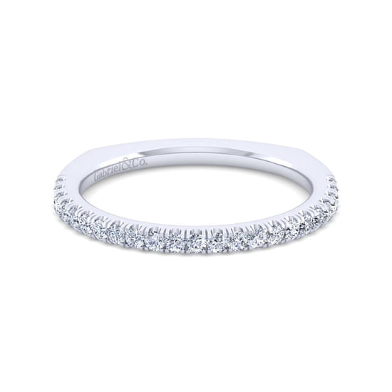 Gabriel - 14K White Gold Diamond Matching Wedding Band