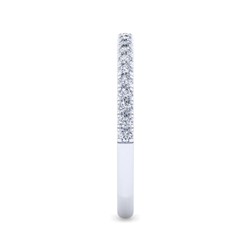 14K White Gold Diamond Matching Wedding Band