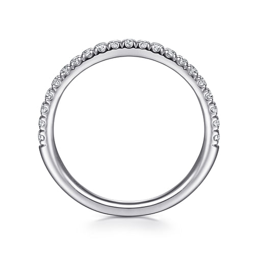 14K White Gold Diamond Matching Wedding Band