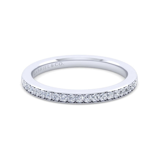 Gabriel - 14K White Gold Diamond Matching Wedding Band