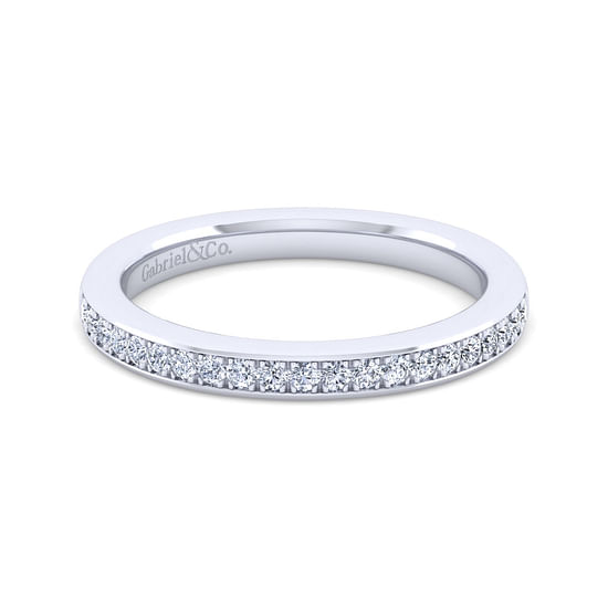 Gabriel - 14K White Gold Diamond Matching Wedding Band