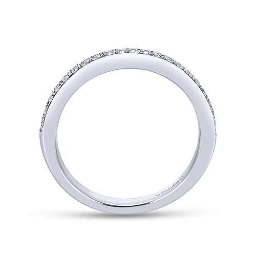 14K White Gold Diamond Matching Wedding Band