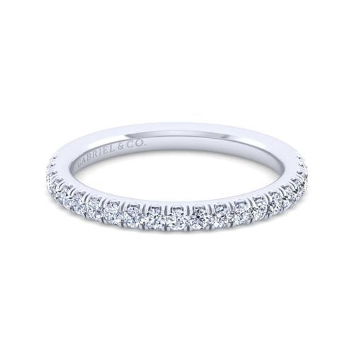 14K White Gold Diamond Matching Wedding Band