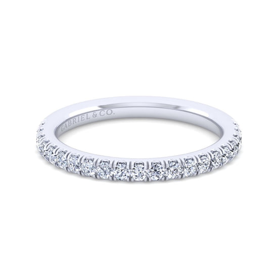 Gabriel - 14K White Gold Diamond Matching Wedding Band