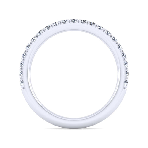 14K White Gold Diamond Matching Wedding Band
