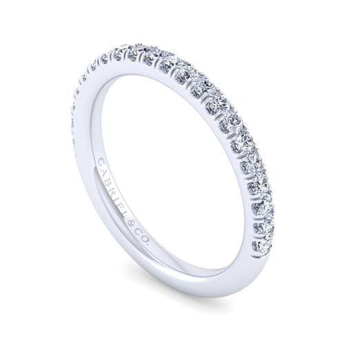 14K White Gold Diamond Matching Wedding Band