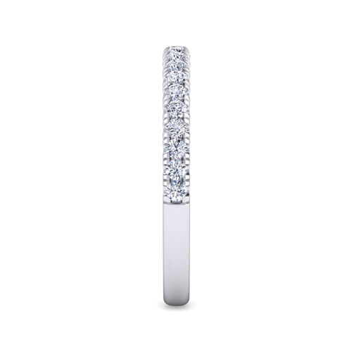 14K White Gold Diamond Matching Wedding Band