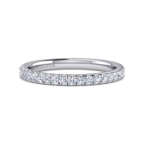 Gabriel - 14K White Gold Diamond Matching Wedding Band