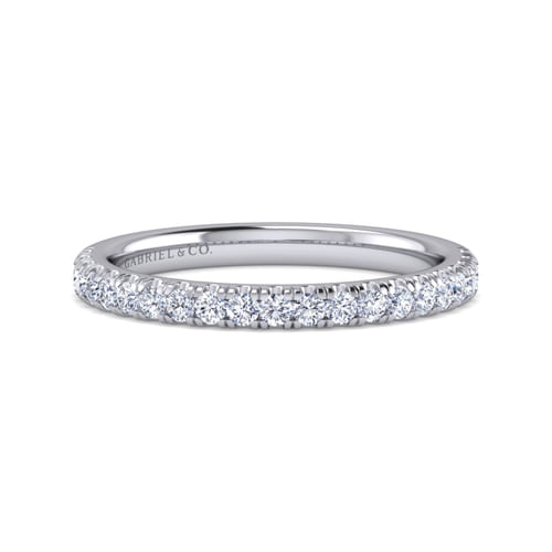 14K White Gold Diamond Matching Wedding Band