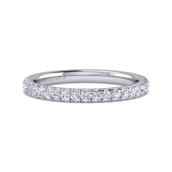 Gabriel - 14K White Gold Diamond Matching Wedding Band