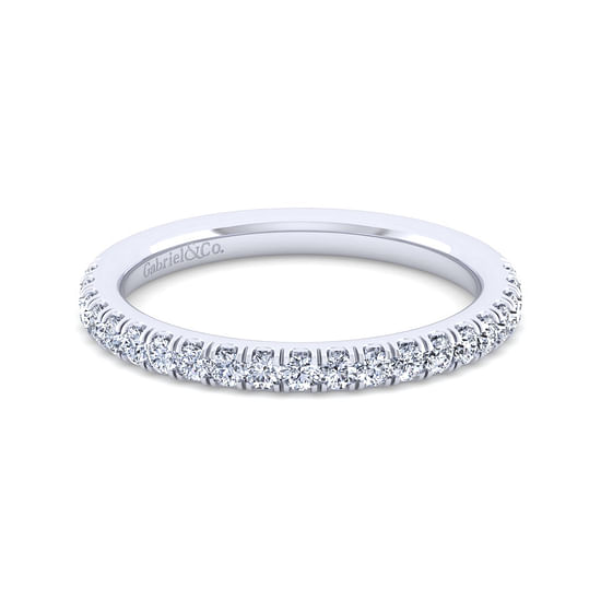 Gabriel - 14K White Gold Diamond Matching Wedding Band