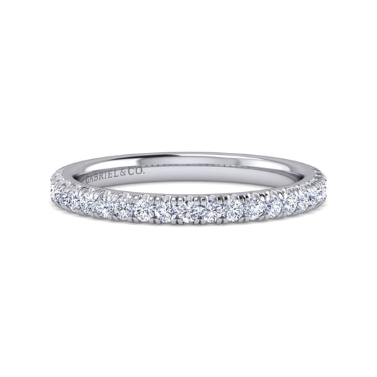 Gabriel - 14K White Gold Diamond Matching Wedding Band