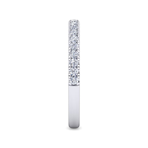 14K White Gold Diamond Matching Wedding Band