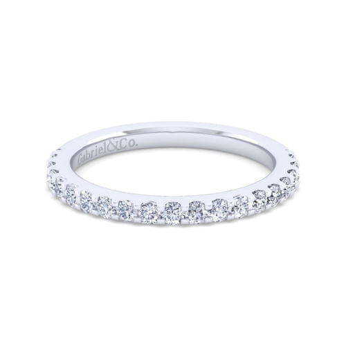 14K White Gold Diamond Matching Wedding Band