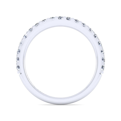 14K White Gold Diamond Matching Wedding Band