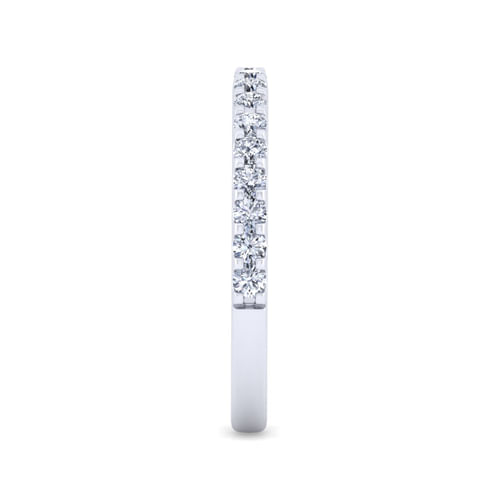14K White Gold Diamond Matching Wedding Band