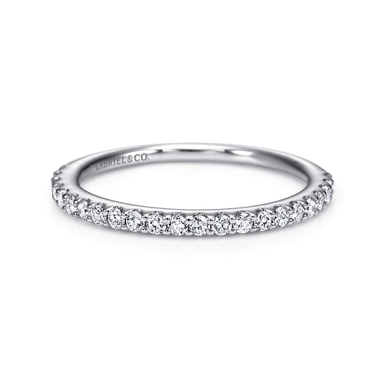 Gabriel - 14K White Gold Diamond Matching Wedding Band