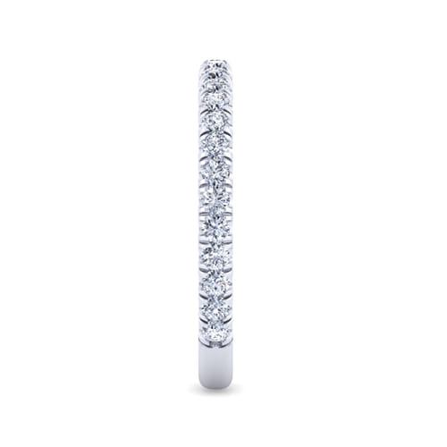 14K White Gold Diamond Matching Wedding Band