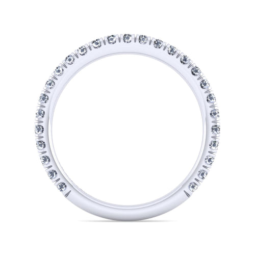 14K White Gold Diamond Matching Wedding Band 14K White Gold Diamond Matching Wedding Band