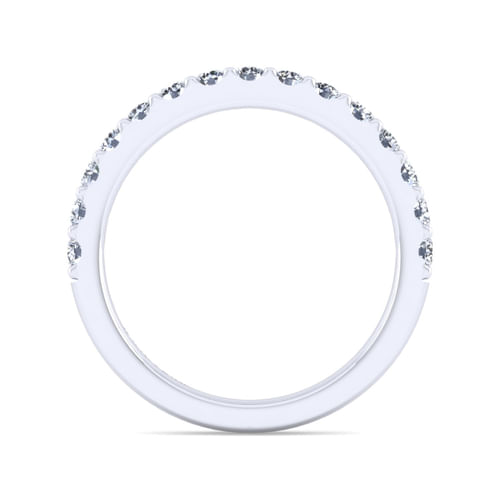 14K White Gold Diamond Matching Wedding Band