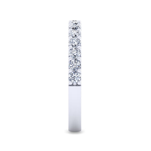 14K White Gold Diamond Matching Wedding Band