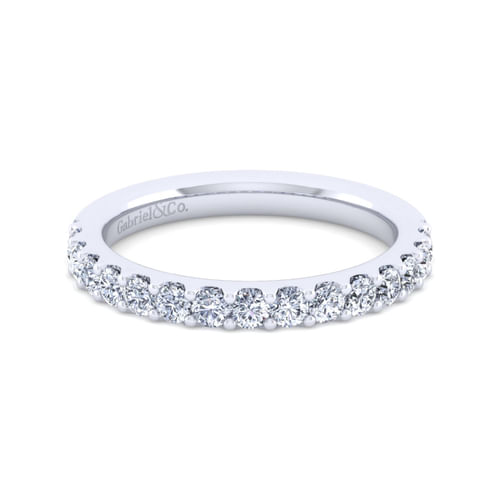 14K White Gold Diamond Matching Wedding Band
