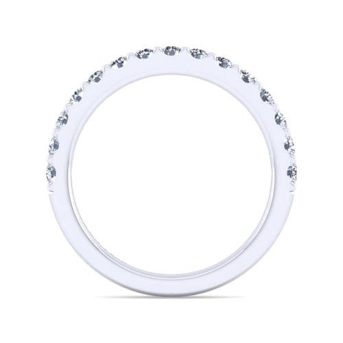 14K White Gold Diamond Matching Wedding Band