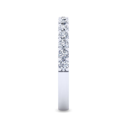 14K White Gold Diamond Matching Wedding Band