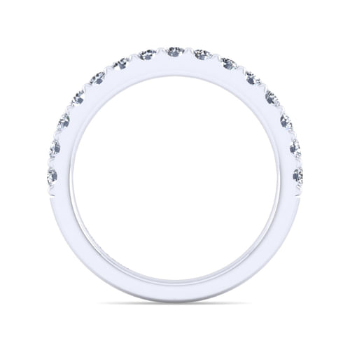 14K White Gold Diamond Matching Wedding Band