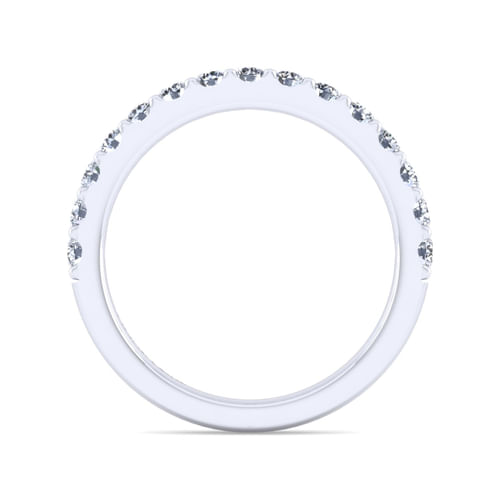 14K White Gold Diamond Matching Wedding Band