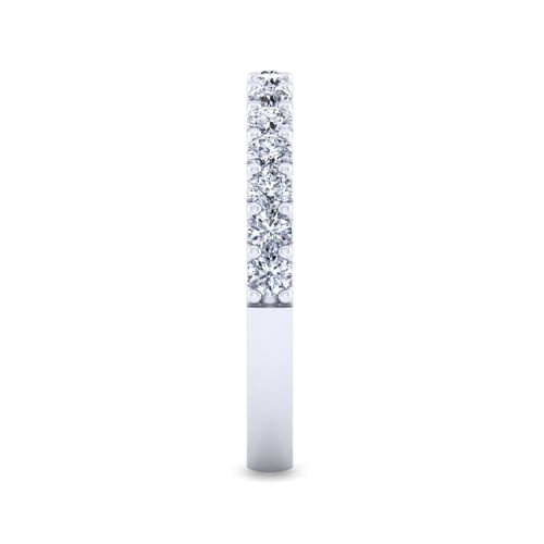 14K White Gold Diamond Matching Wedding Band