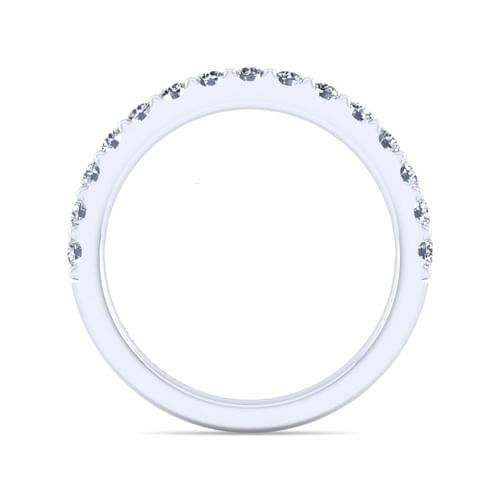 14K White Gold Diamond Matching Wedding Band