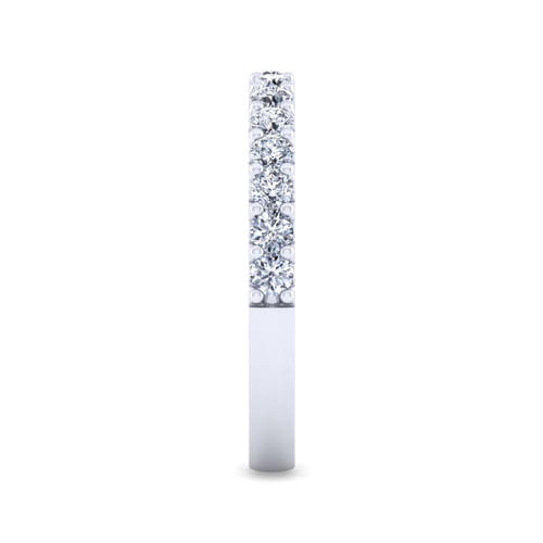 14K White Gold Diamond Matching Wedding Band