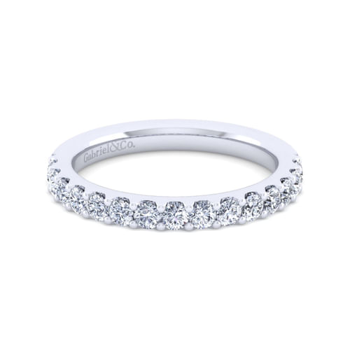 14K White Gold Diamond Matching Wedding Band