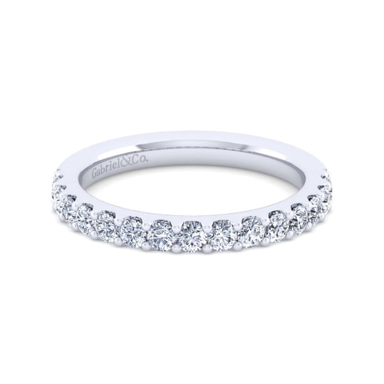 Gabriel - 14K White Gold Diamond Matching Wedding Band