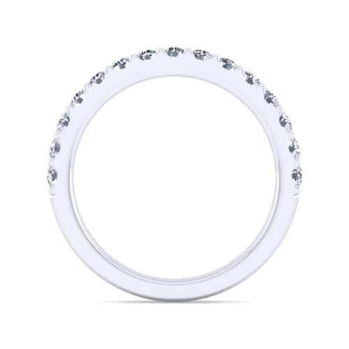 14K White Gold Diamond Matching Wedding Band
