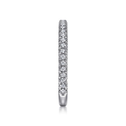 14K White Gold Diamond Matching Wedding Band