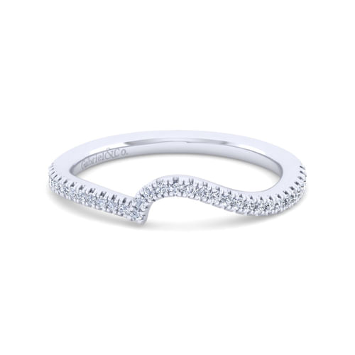 14K White Gold Diamond Matching Wedding Band